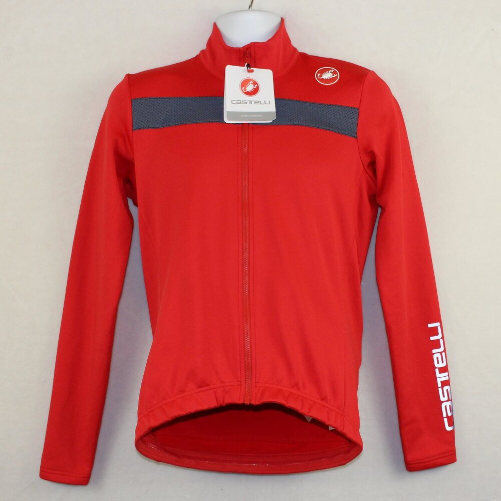 Castelli Puro 3 Long Sleeve Bike Cycling Racing Zip Jersey (Men Medium)